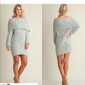 NWT off the shoulder sweater dress umgee